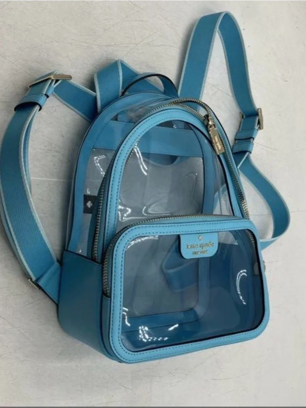 kate spade light blue clear crossbody bag nwot